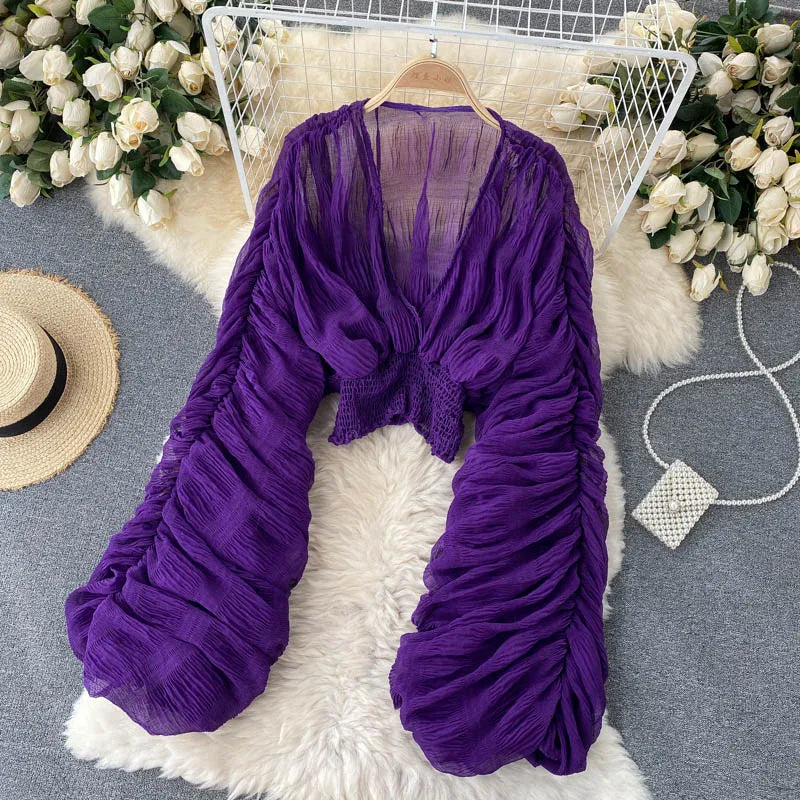 Velina Puff Sleeve Blouse