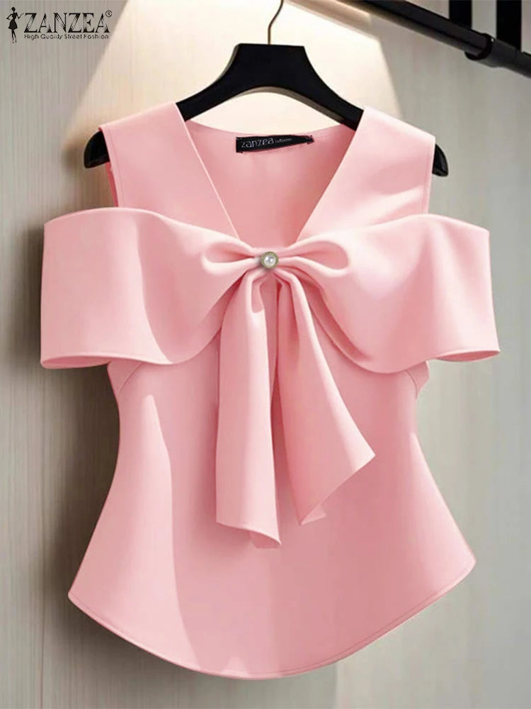 The Sienna Bow-Tie Blouse