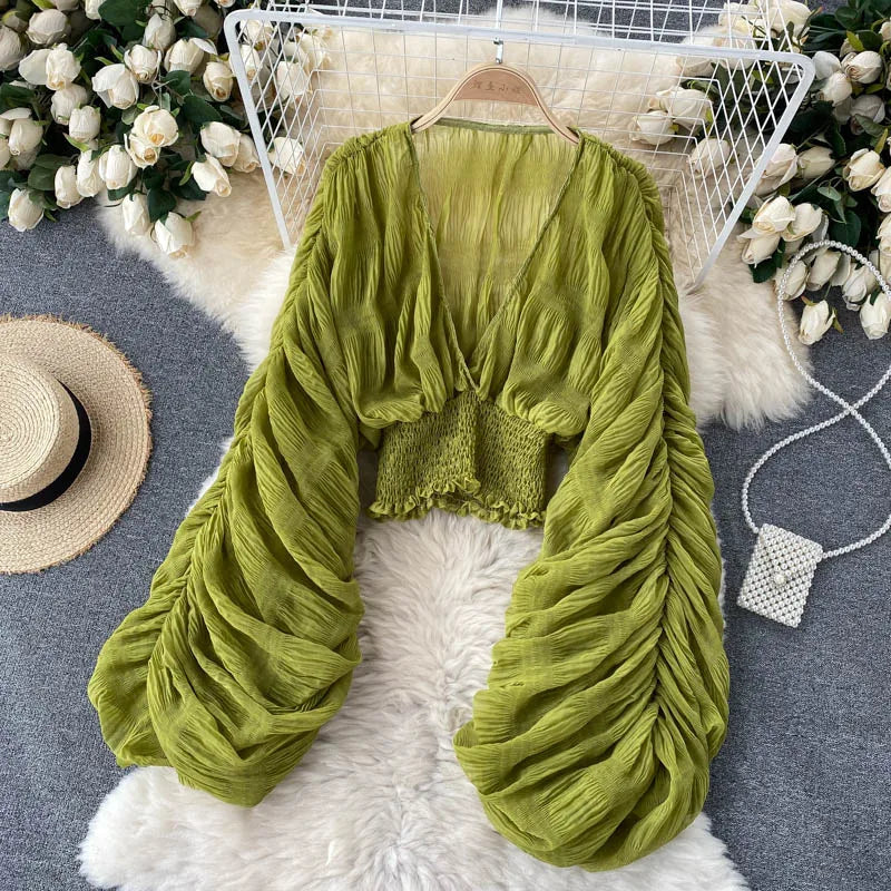 Velina Puff Sleeve Blouse